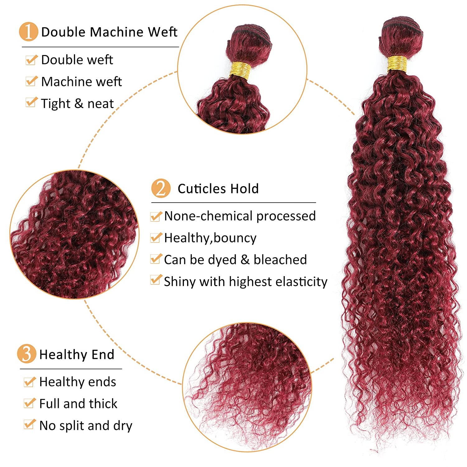 12A Water Wave Bundles With Fr - Deep Wave 3 Bundles With Closure ulasan dan harga