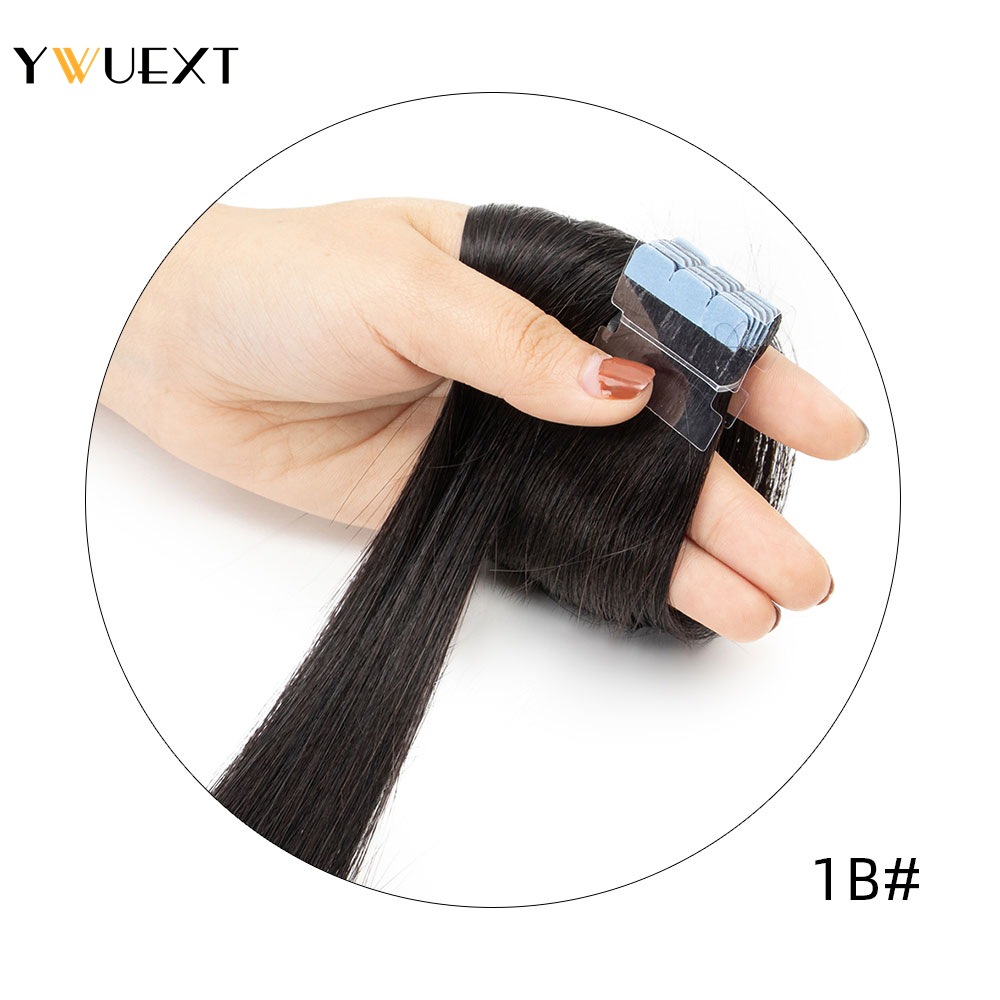 YWUEXT Mini Tape in Human Hair - Invisible Tape In Extensions Real Hair ulasan dan harga