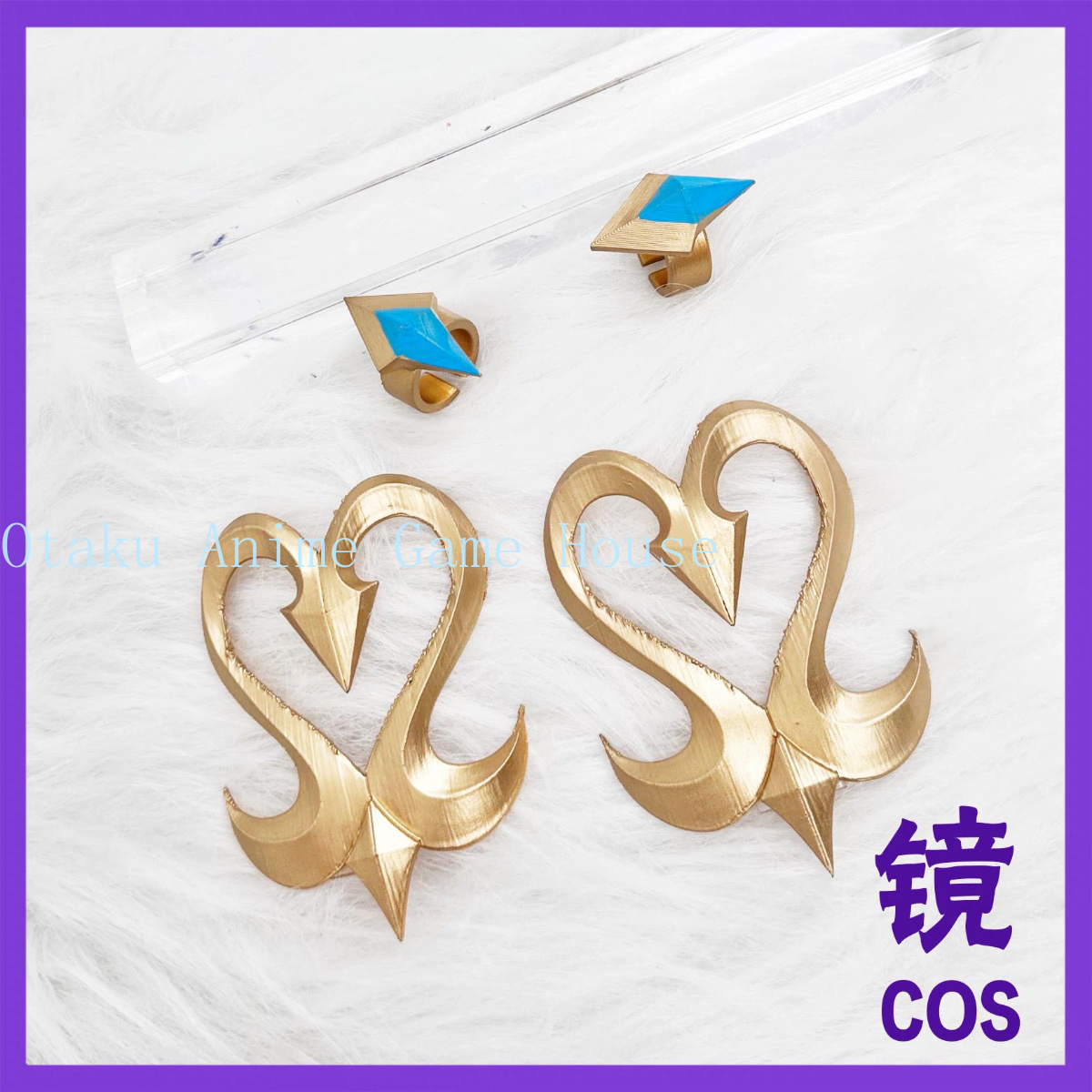 Genshin Impact Odette Cosplay  - Hair Clips ulasan dan harga