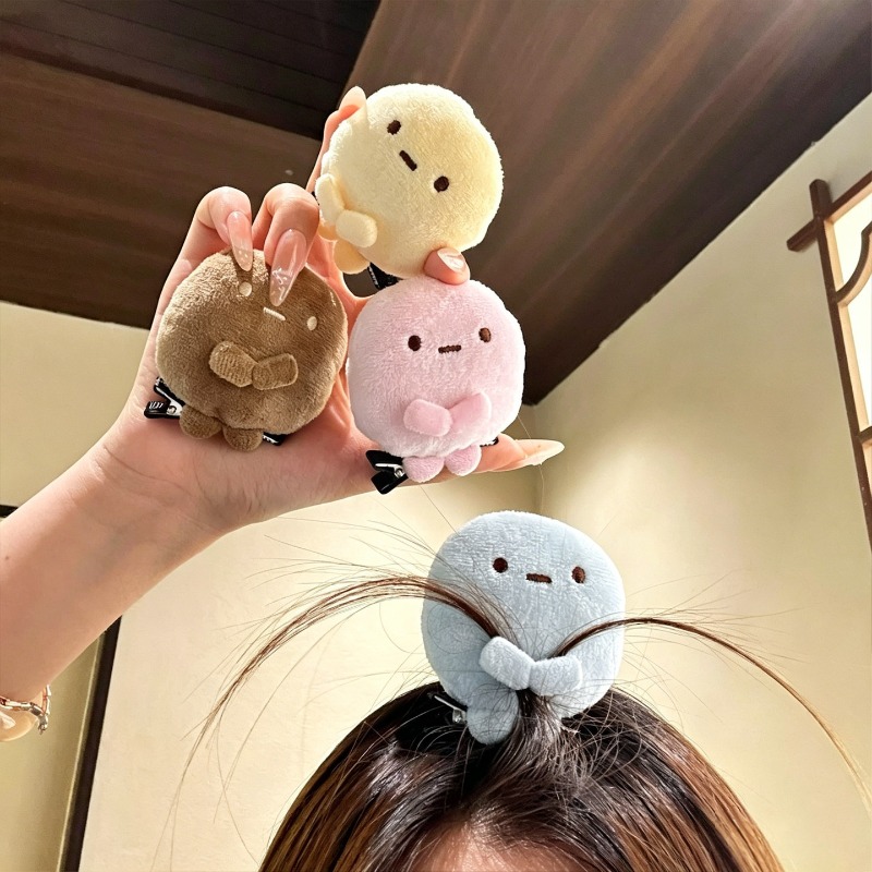 4pcs Cute Sumikko Gurashi Plus - Hair Clips ulasan dan harga