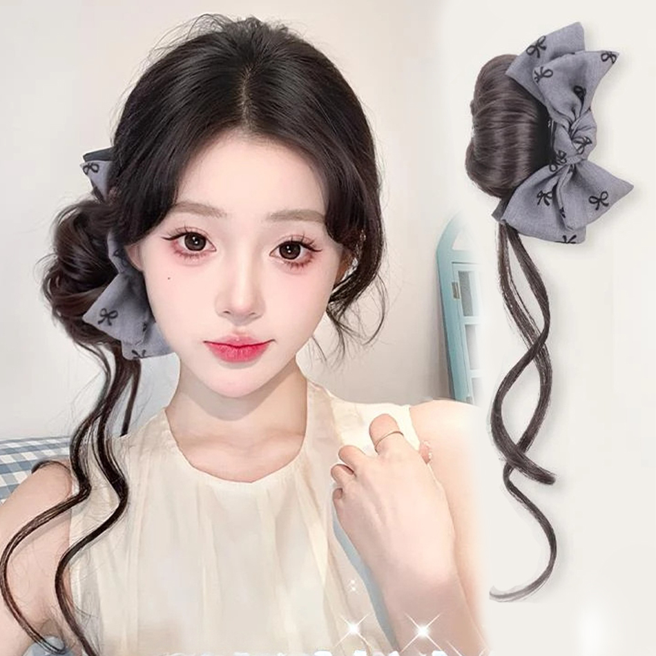 Synthetic Hair Bun Hair Extens - Claw Clip Messy Bun Hair Piece ulasan dan harga