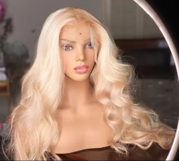 613 Blonde Wig Long Body Wave  - 613 Blonde Body Wave Lace Front Wig ulasan dan harga