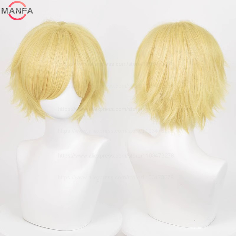 Anime 30cm Short Straight Cosp - Synthetic Braided Wigs For Black Women ulasan dan harga