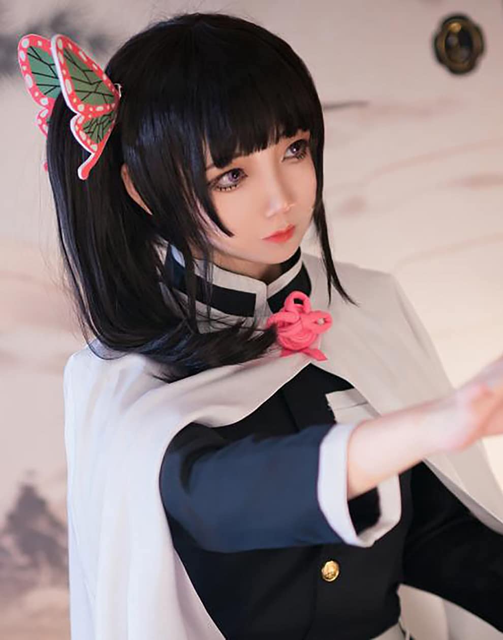 Anime Kimetsu No Yaiba Tsuyuri - Synthetic Braided Wigs For Black Women ulasan dan harga