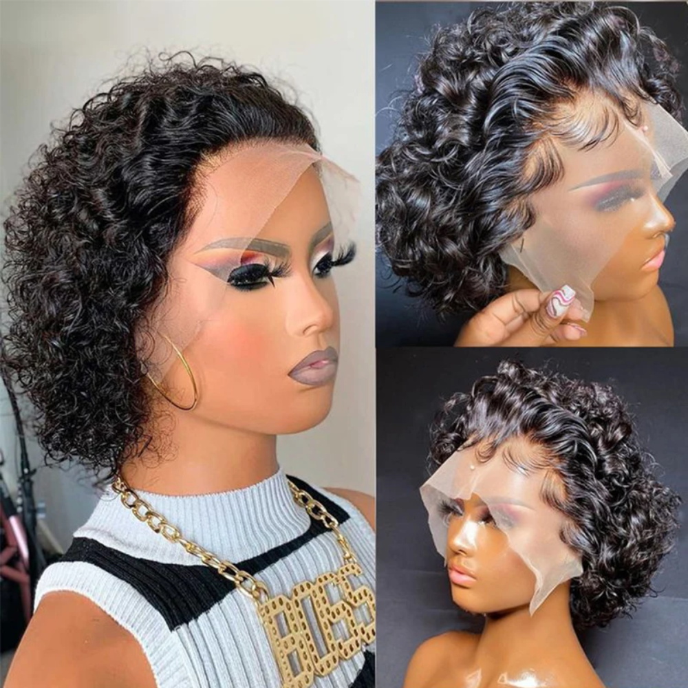Pixie Cut Wig Human Hair 13x4  - Short Pixie Cut Wig Human Hair Cheap ulasan dan harga