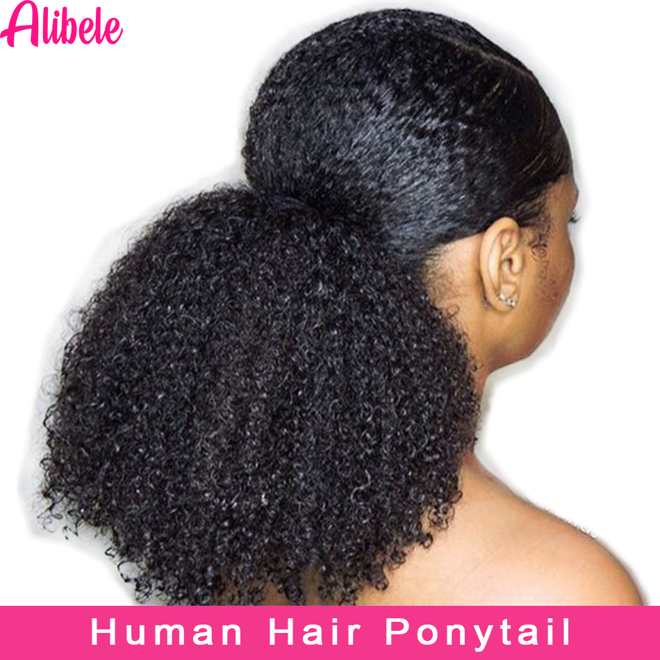 Alibele Mogolian Afro Kinky Cu - Seamless Clip In Hair Extensions Human Hair ulasan dan harga