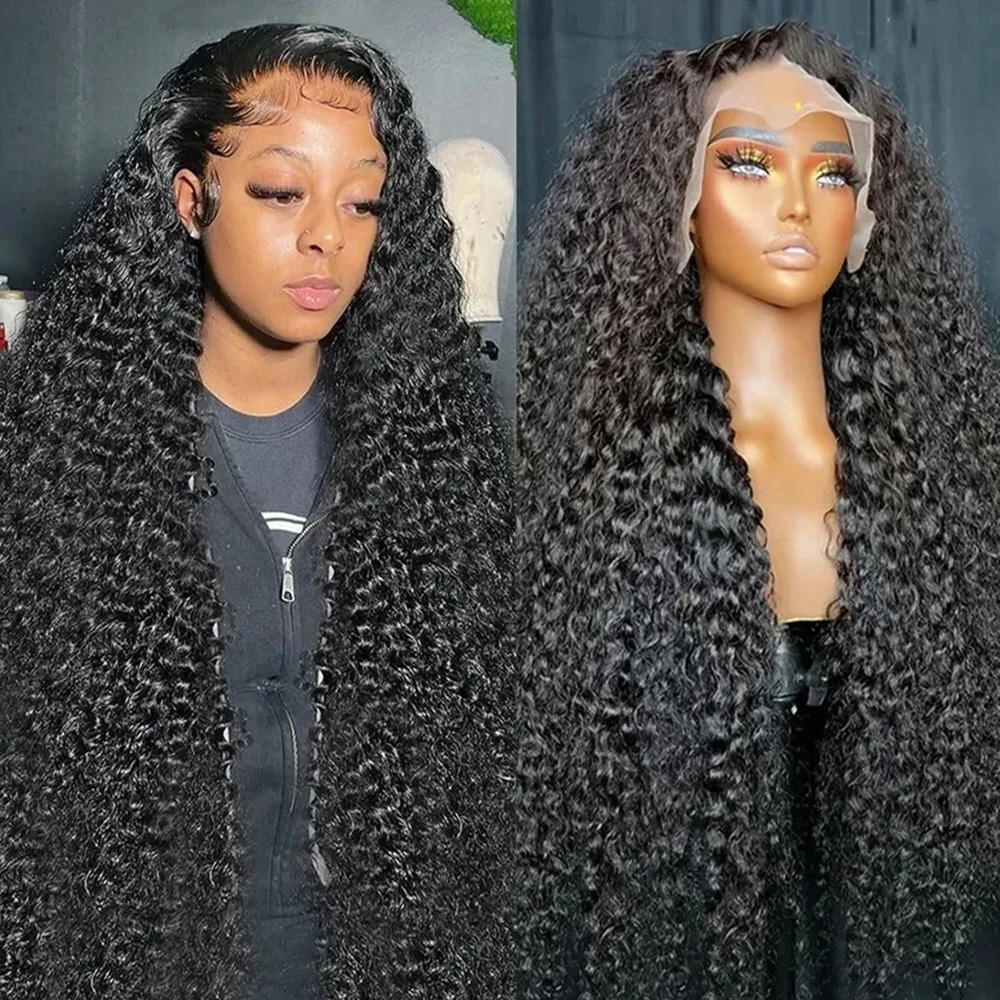Deep Wave 13x4 Hd Lace Front H - Hd Lace Frontal Wig Human Hair Pre Plucked ulasan dan harga