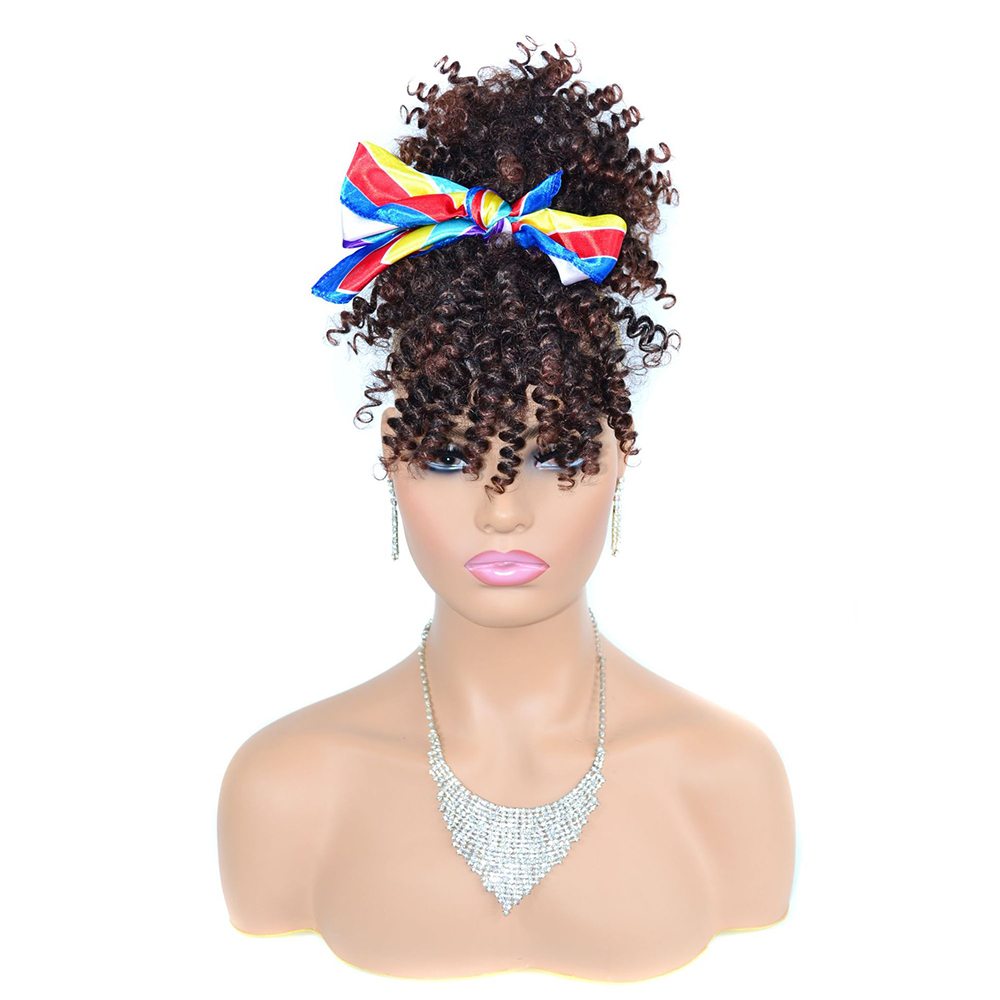 Drawstring Afro Kinky Curly Pu - Drawstring Afro Curly Puff Ponytail ulasan dan harga