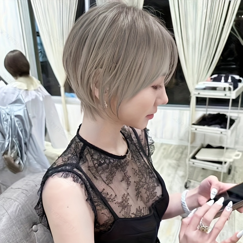 Synthetic Layered Short Bob Wi - Synthetic Braided Wigs For Black Women ulasan dan harga