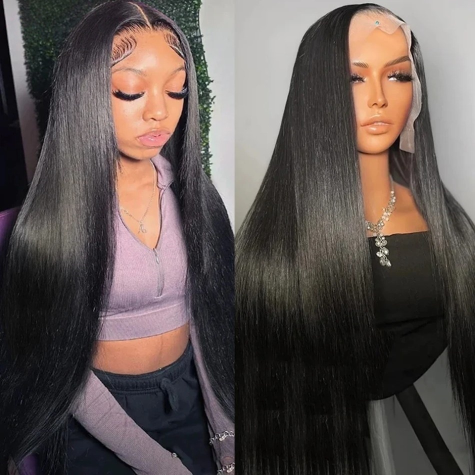 Glueless Bone Straight Human H - Lace Front Wigs ulasan dan harga