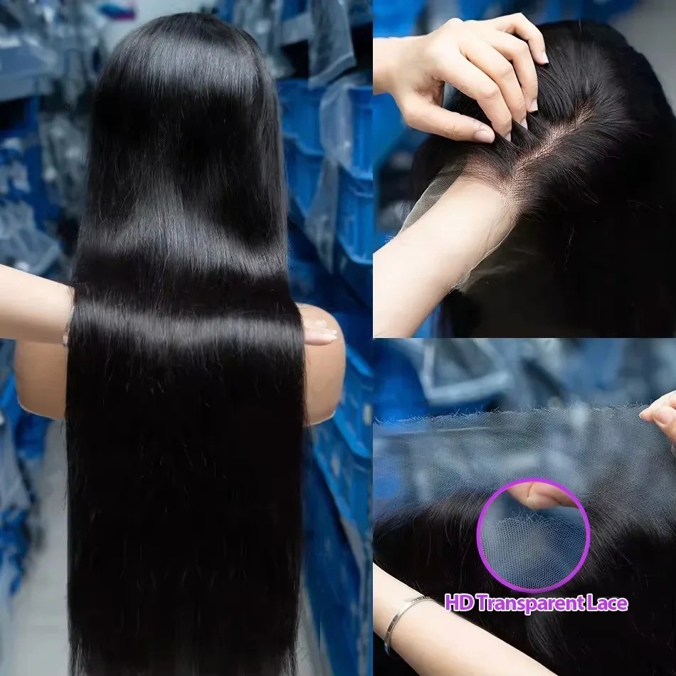 Glueless Bone Straight Human H - Lace Front Wigs ulasan dan harga